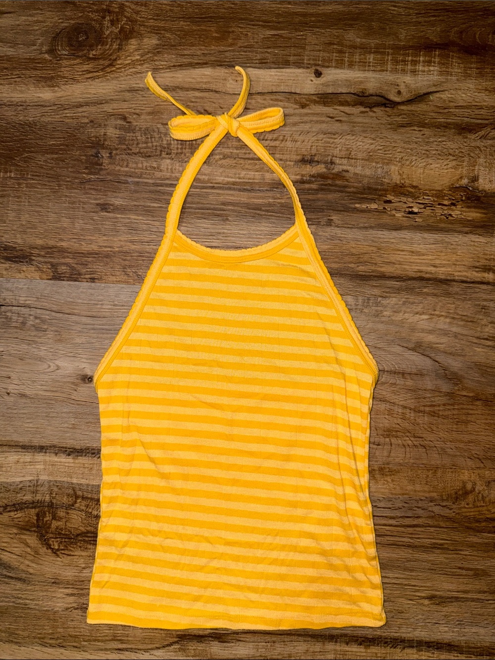 American Eagle Striped Halter Top